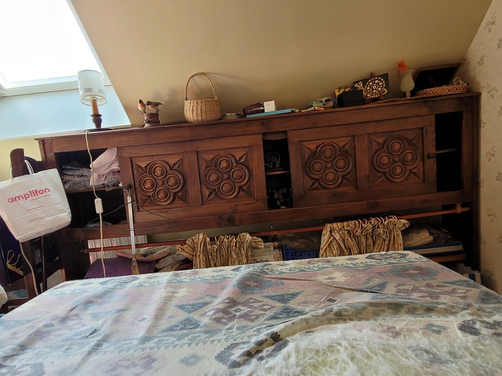 chambre &agrave; coucher bois massif ann&eacute;e 1960 Meubles