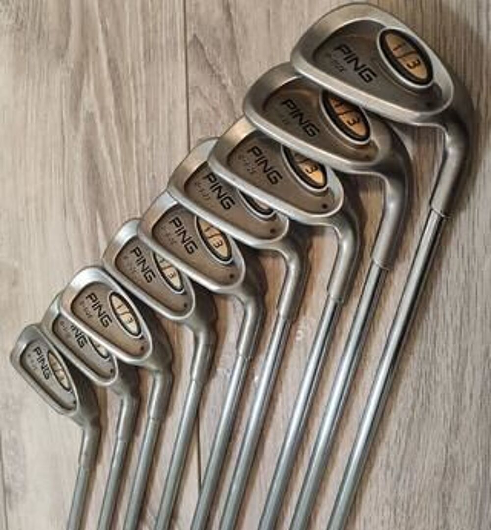 S&eacute;rie Compl&egrave;te de 9 Fers de Golf Ping &iacute;3 en Acier pour Homme Sports