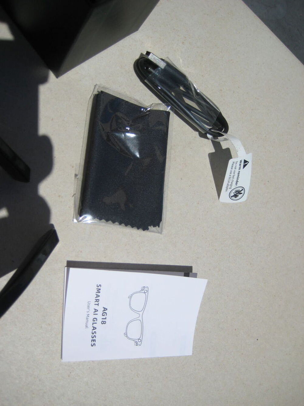 Lunette de soleil intelligente AG18 BLACKSHEEP Photos/Video/TV