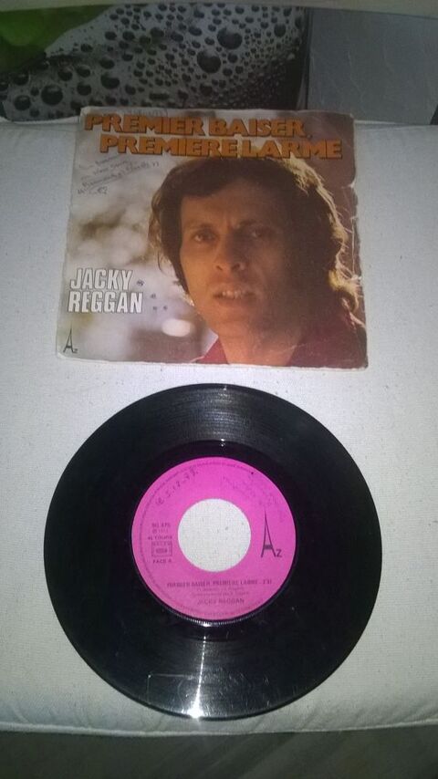 Vinyle 45T  Jacky Reggan 
Premier Baiser, Premi�re Larme 13 Talange (57)