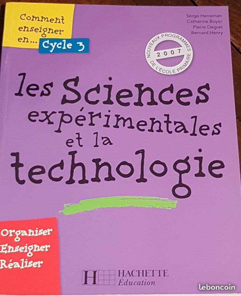 Les sciences experimentales et la technologie Livres et BD
