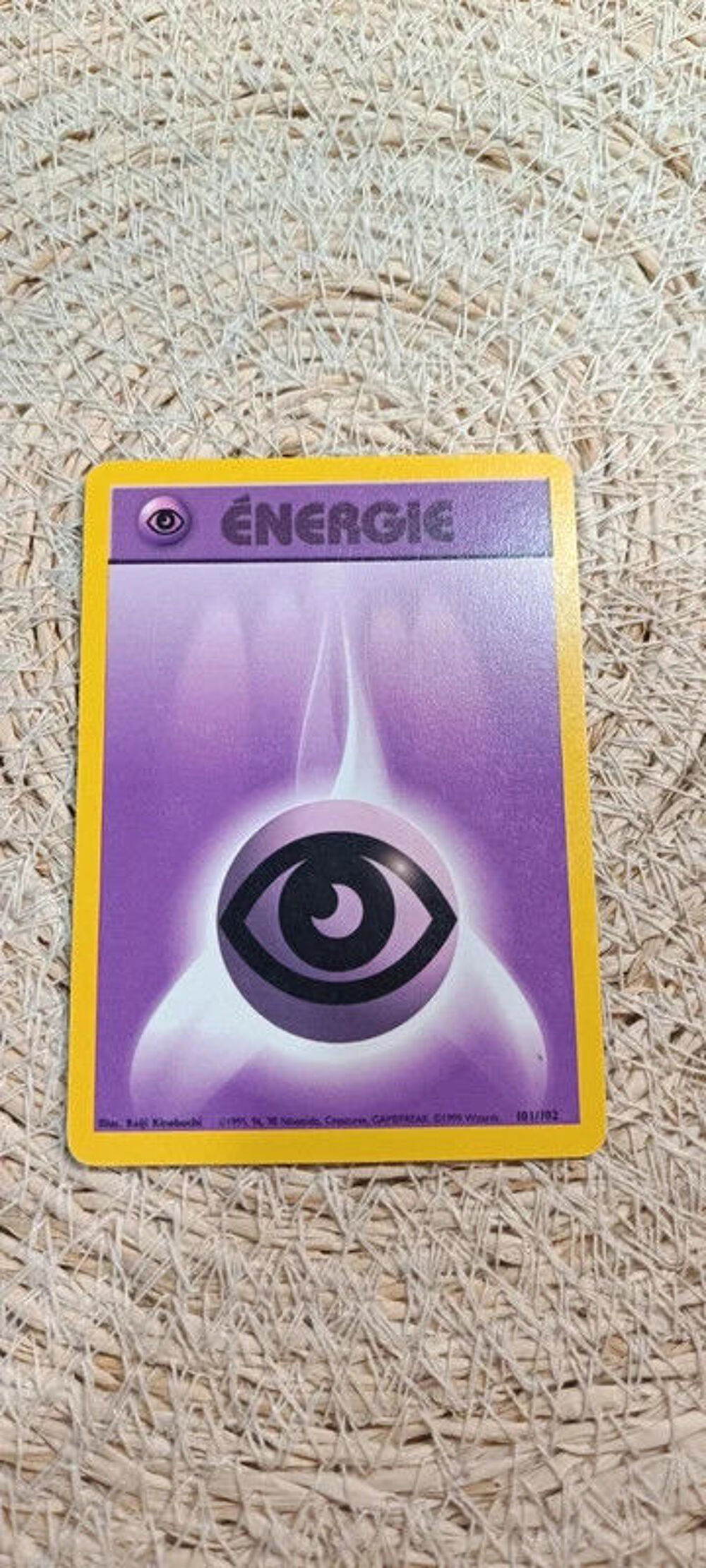 Carte Pok&eacute;mon - Energie Psy - 101/102 Jeux / jouets