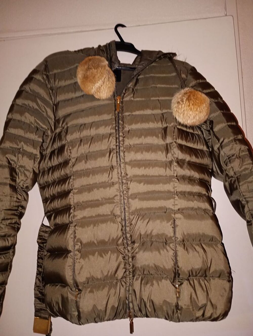 Doudoune femme kaki Vêtements