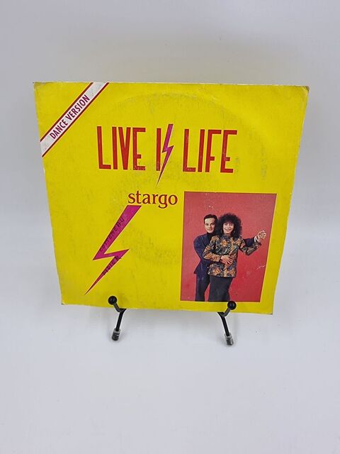 Vinyle 45 tours Stargo : Live is Life (Dance Version)  1 Vulbens (74)