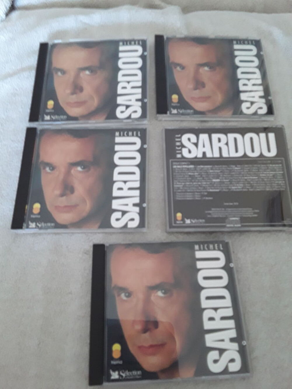 5 CD de Michel Sardou CD et vinyles