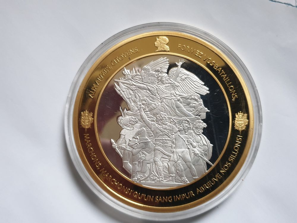 M&eacute;daille Les piliers de la R&eacute;publique &eacute;galit&eacute; 