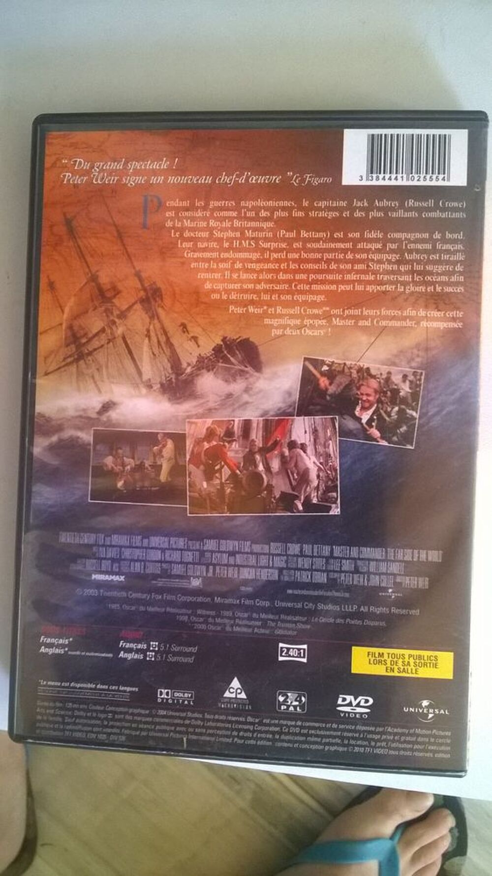 DVD Master and Commander DVD et blu-ray