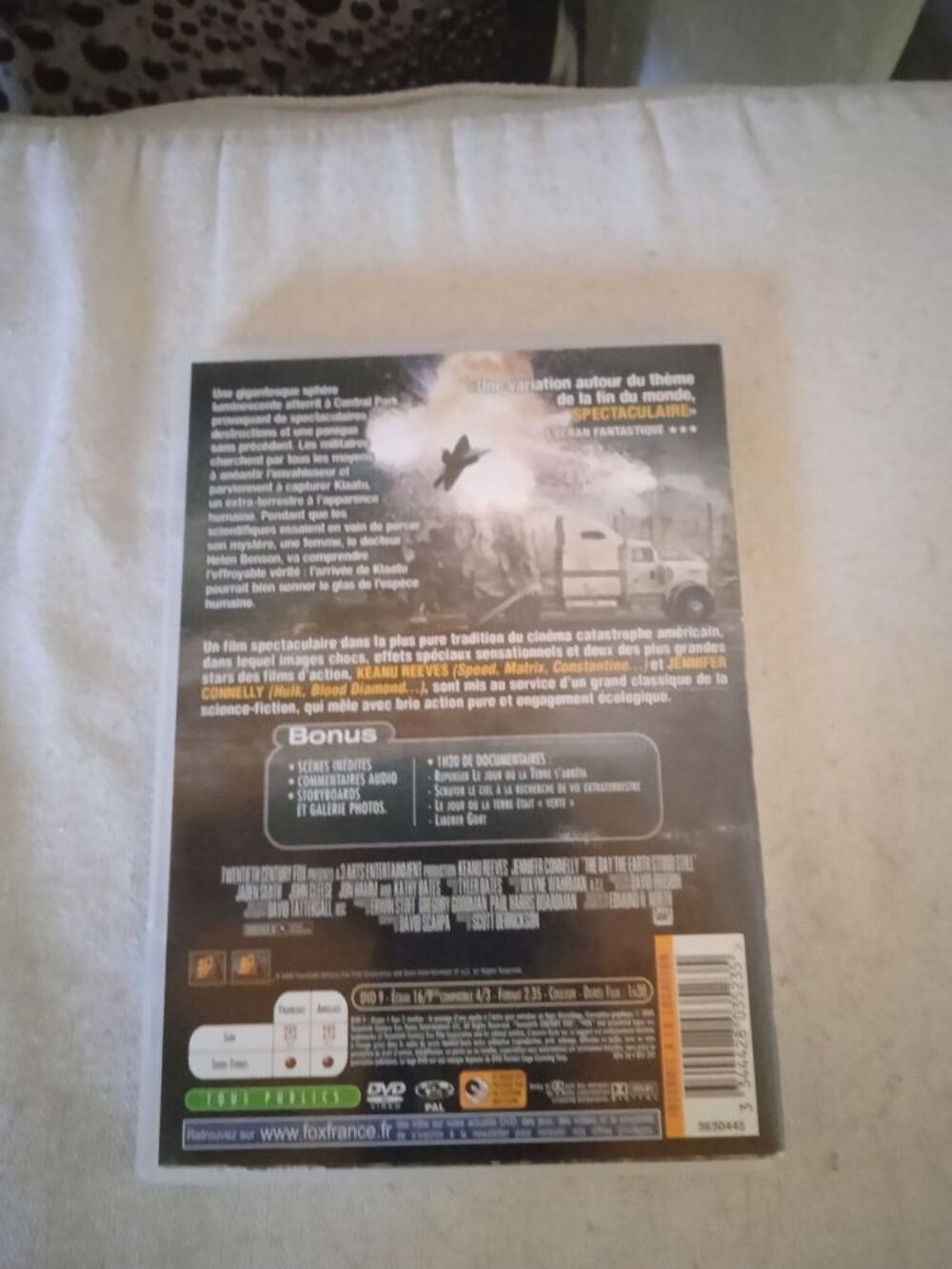 DVD Le Jour o&ugrave; la Terre s'arr&ecirc;ta
2009 DVD et blu-ray