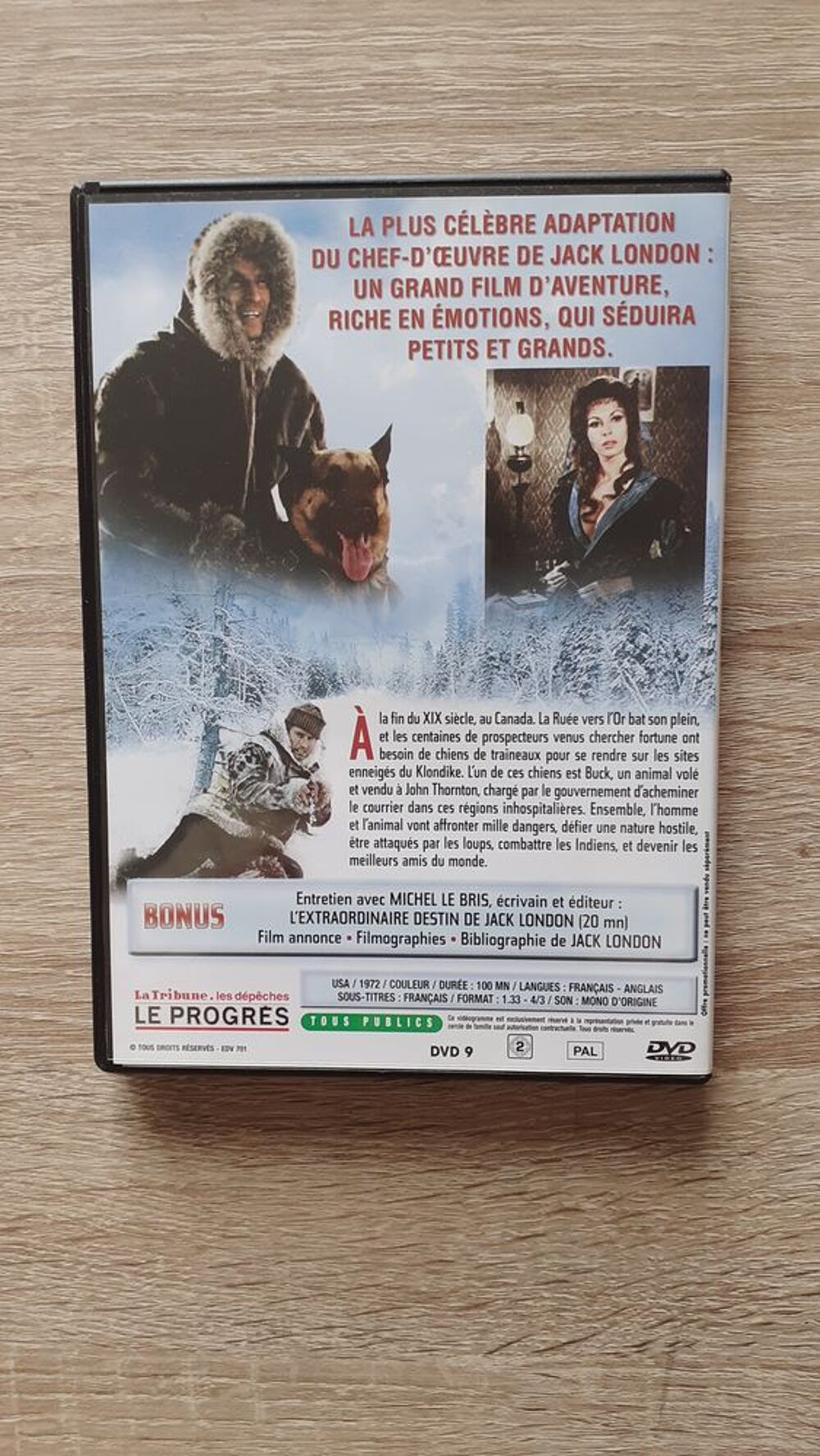  "L'APPEL DE LA FORET " DVD av Charlton Heston DVD et blu-ray