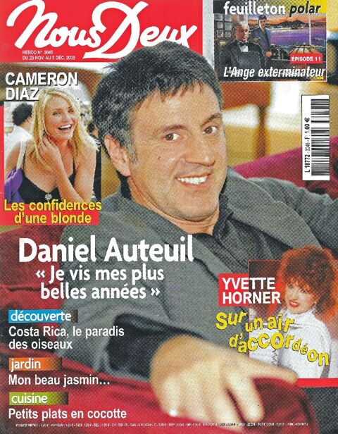 NOUS DEUX Magazine n3048 2005  Daniel AUTEUIL  2 Castelnau-sur-Gupie (47)