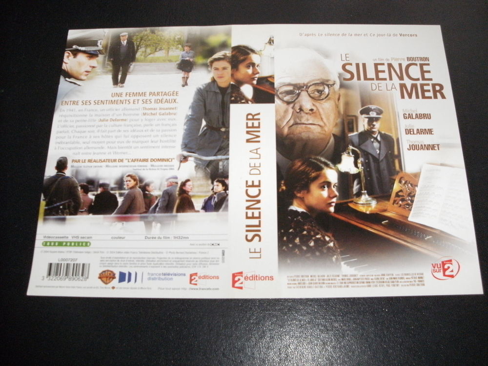 Film : " Le silence de la mer " DVD et blu-ray