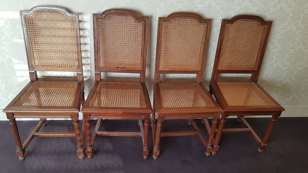 chaises cann&eacute;es Meubles
