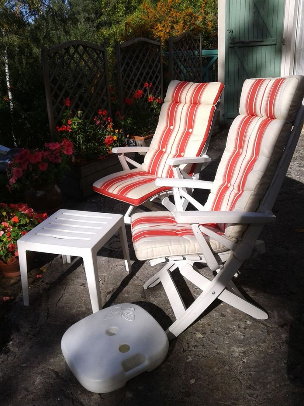 chaises longues Jardin