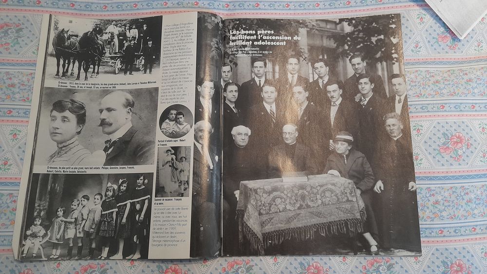 FRANCOIS MITTERRAND 5 MAGAZINES d'EPOQUE Livres et BD