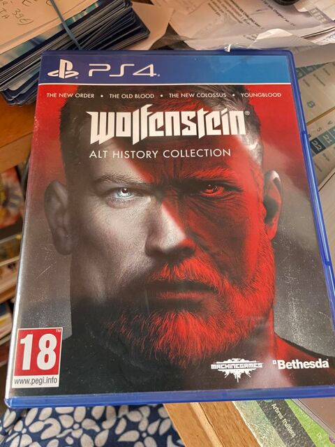 jeu ps4 wolfenstein La Neuville-au-Pont (51)