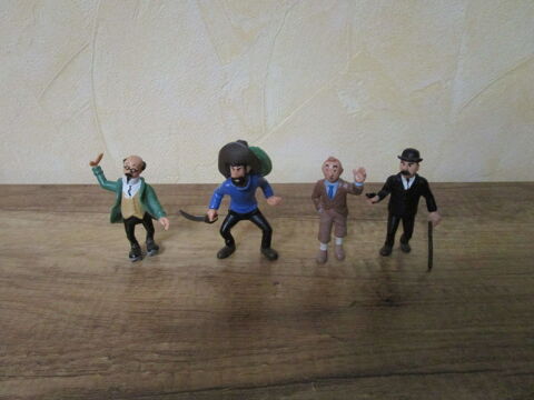 LOT tiuy    4 FIGURINES  SERIES  TINTIN ET MILOU 22 Villepinte (93)