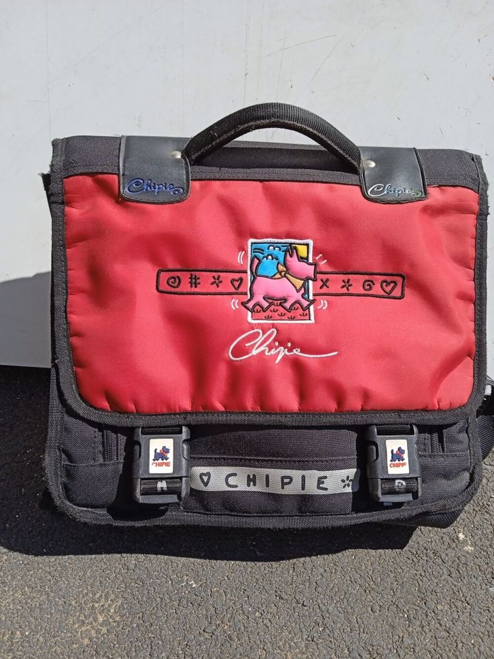 cartable rouge de marque chipie avec bretelles Vêtements enfants