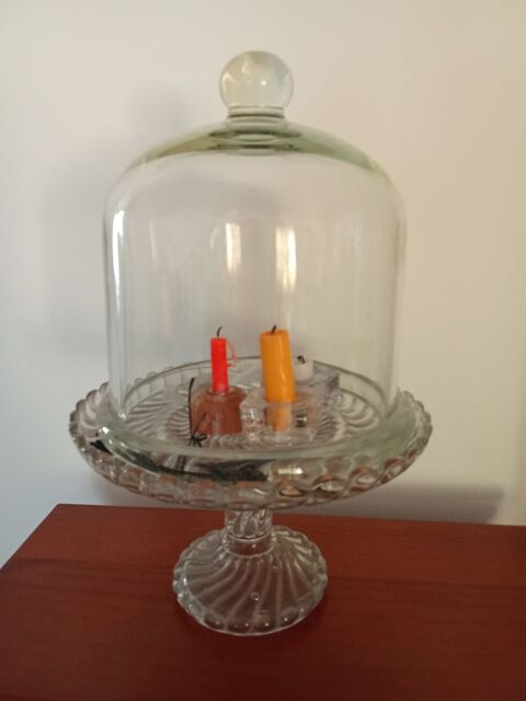 Plateau en verre avec sa cloche 15 Pau (64)