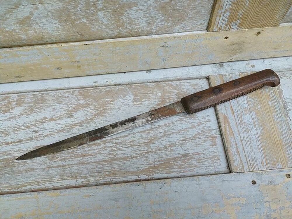 Ba&iuml;onnette Couteau de Tranch&eacute;e Poilu Trench Art 14-18 WW1 