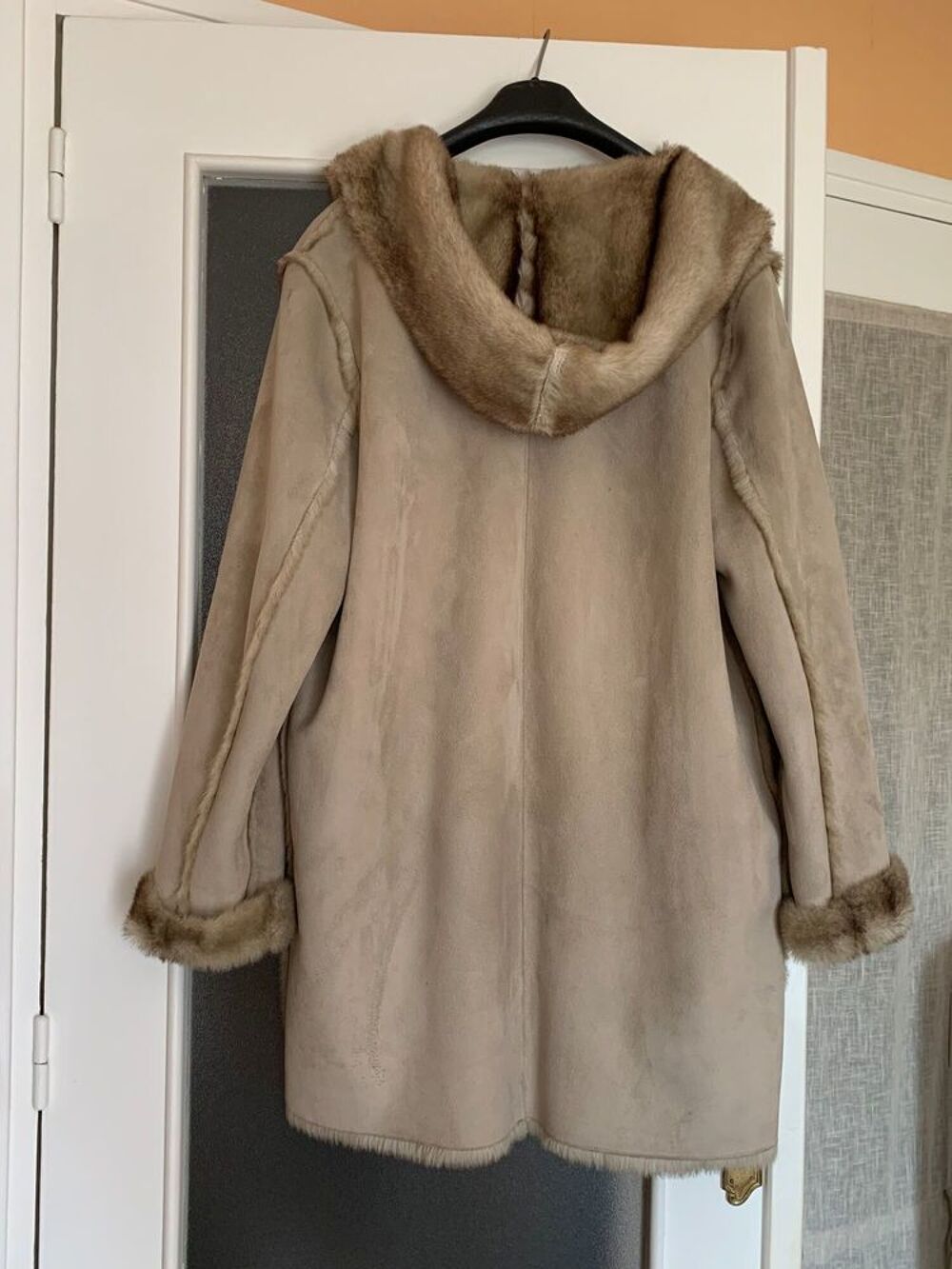 manteau imitation daim et int&eacute;rieur imitation fourrure Vêtements