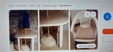 salon jardin fauteuil bronzer 1 Chteauroux (36)