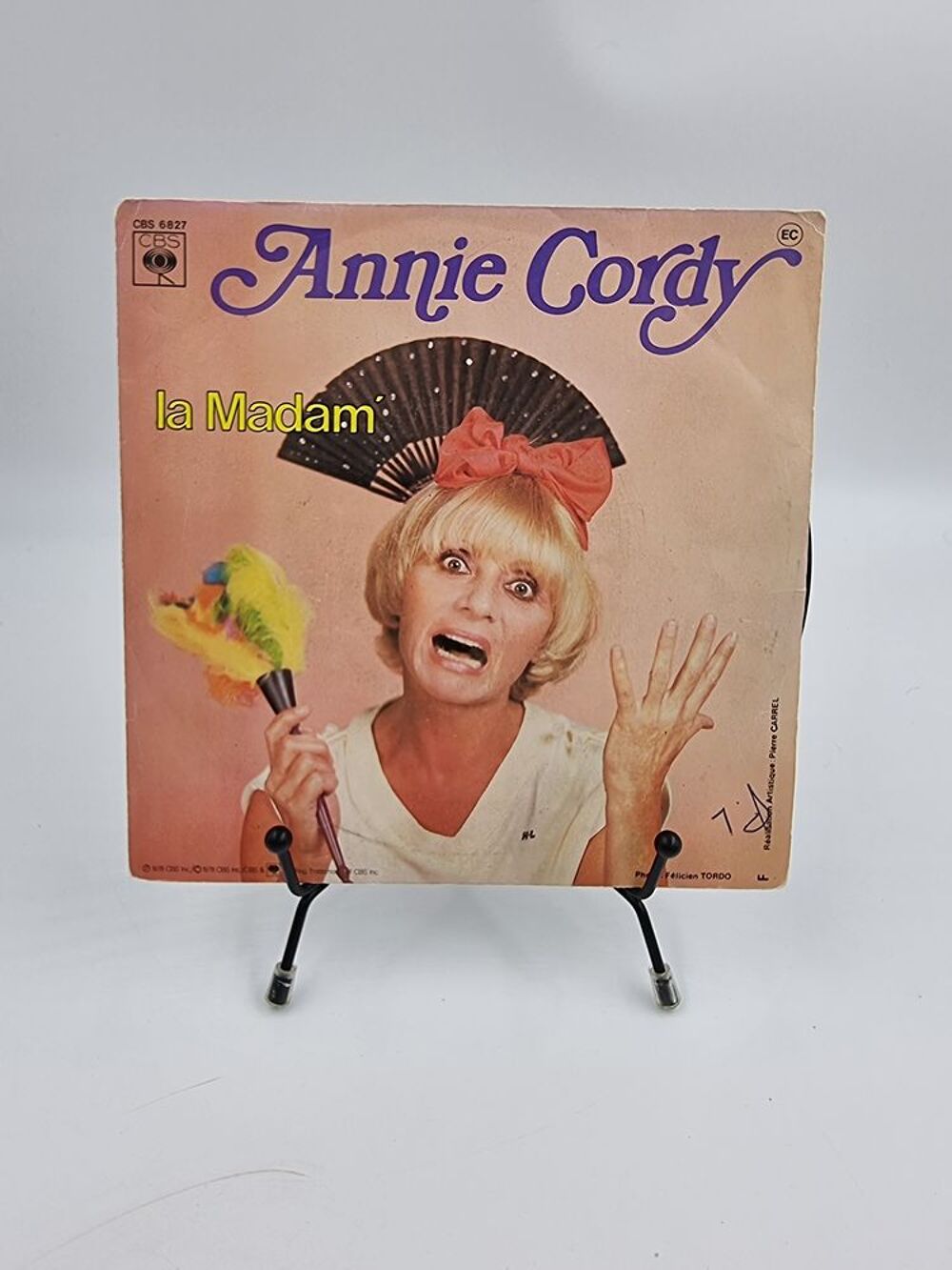 Vinyle 45 tours Annie Cordy : La Madam' avec fourreau DVD et blu-ray