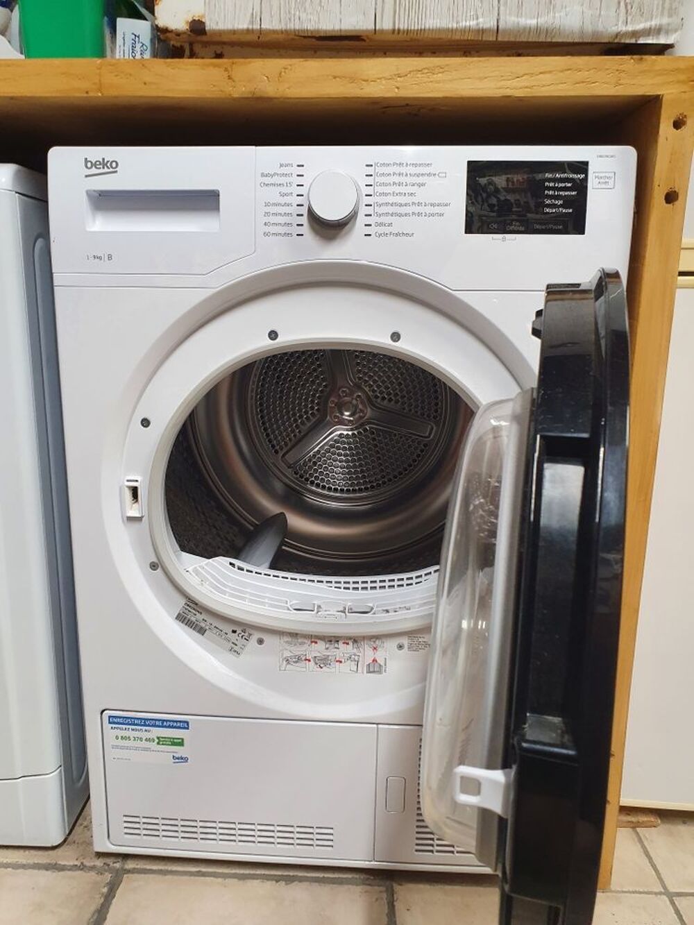 s&egrave;che linge Electroménager
