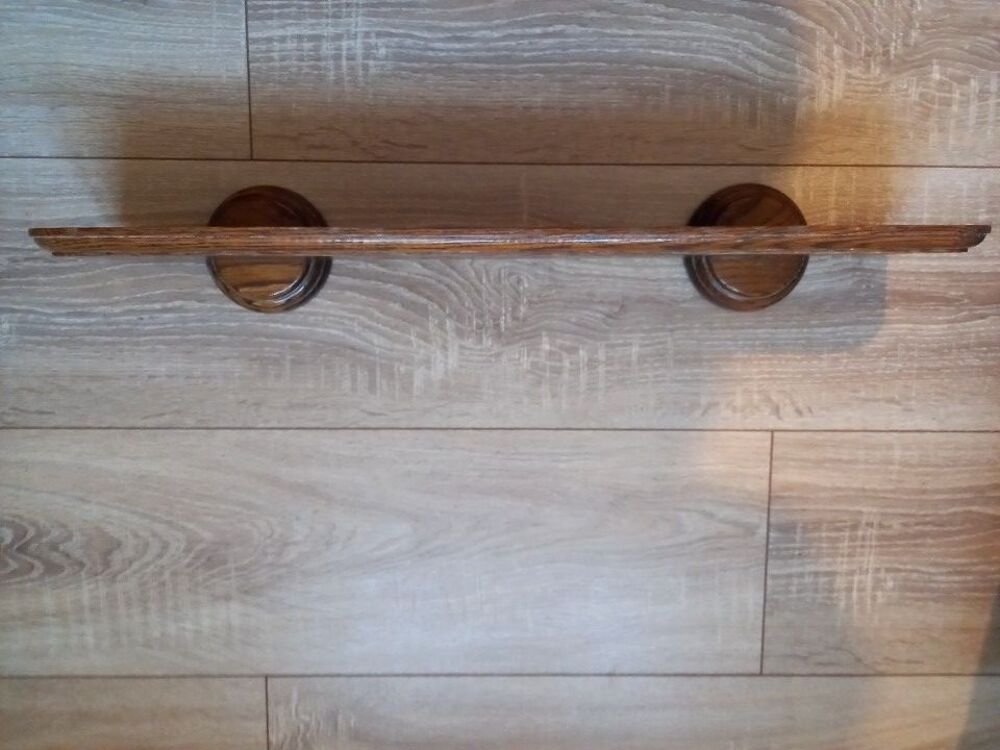 Etag&egrave;re salle de bain vintage ch&ecirc;ne Meubles