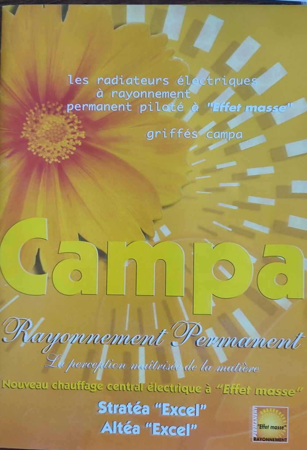 Radiateurs chauffage &eacute;lectrique marque fran&ccedil;aise CAMPA Bricolage