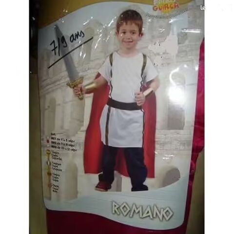 Costume Enfant soldat  Romain 7/9 Ans
12 Saint-Zacharie (83)