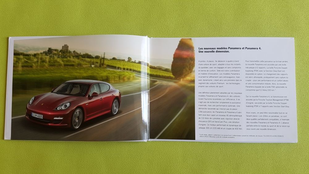 PANAMERA ET LA PANAMERA 4 * PORSCHE 