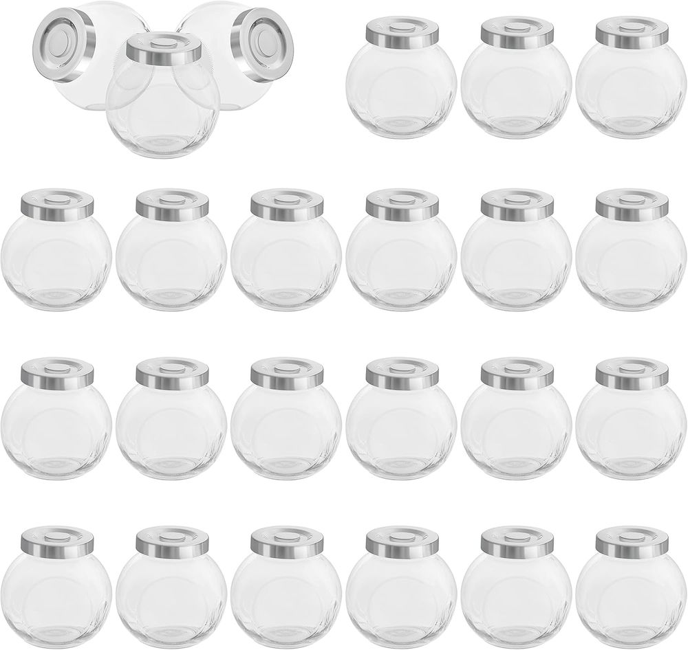 BELLE VOUS ? 36 Mini Bocaux Conservation Verre de 50 ml Décoration