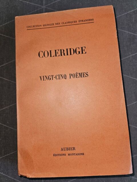 Colerige 25 po�mes ed.bilingue Ed.1945 0 Villars (42)