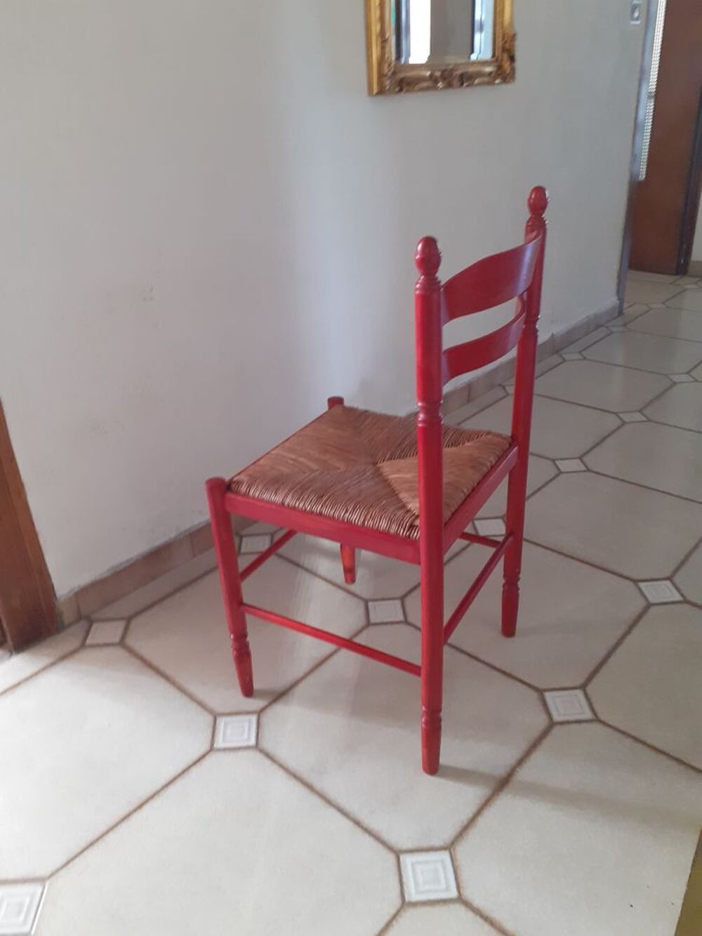 CHAISES en BOIS et PAILLE Meubles