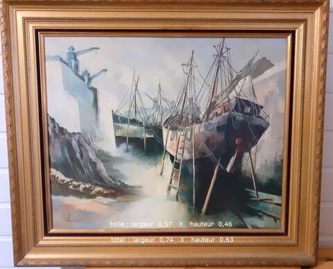 Toile encadre de Jean AMIOT 0 Saint-Sauveur-de-Cruzires (07)