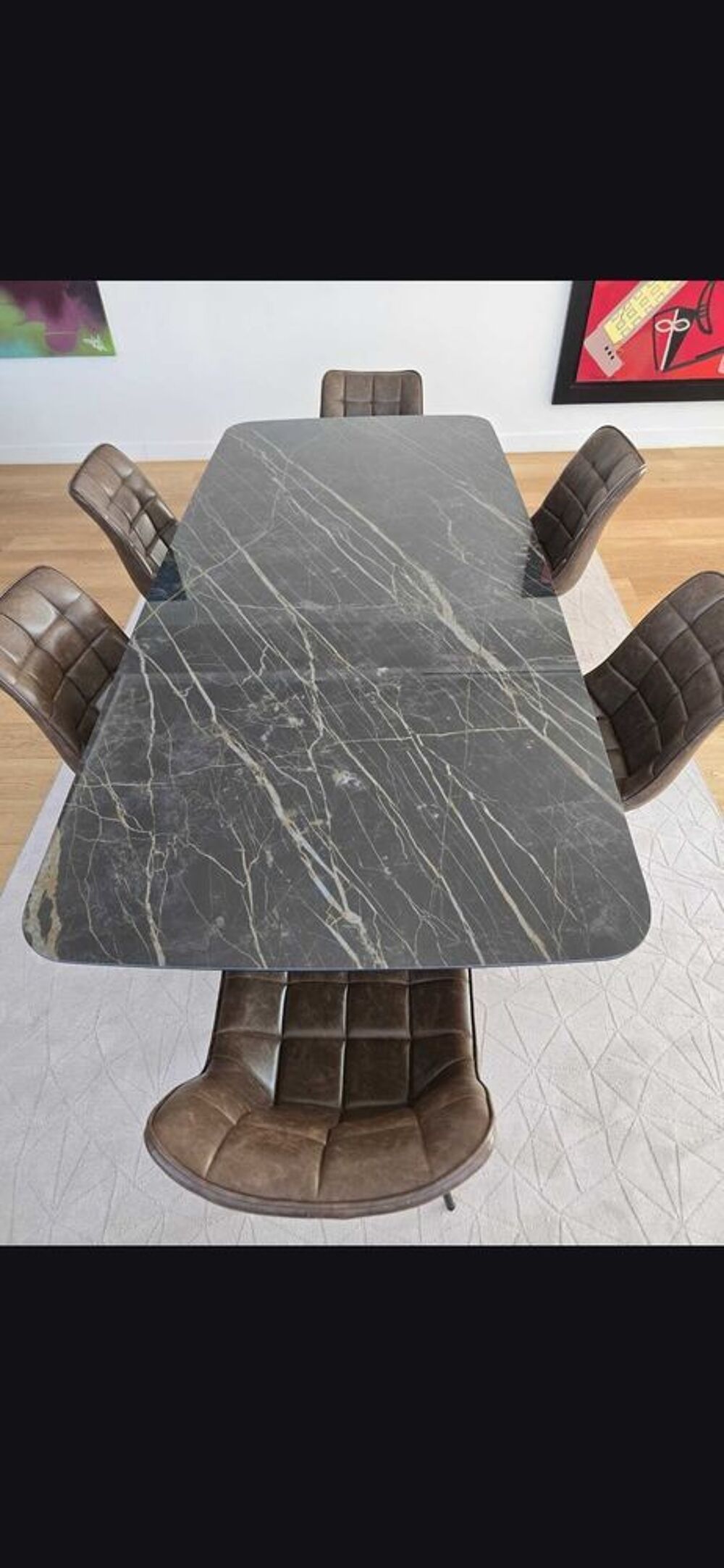 table+&agrave; +manger+avec+6+chaises Meubles