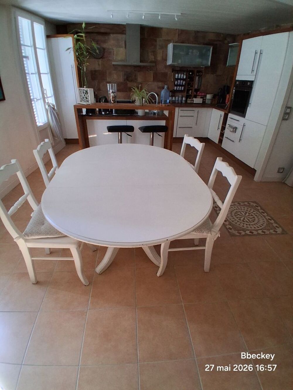 table Interior's et ses 4 chaises Meubles