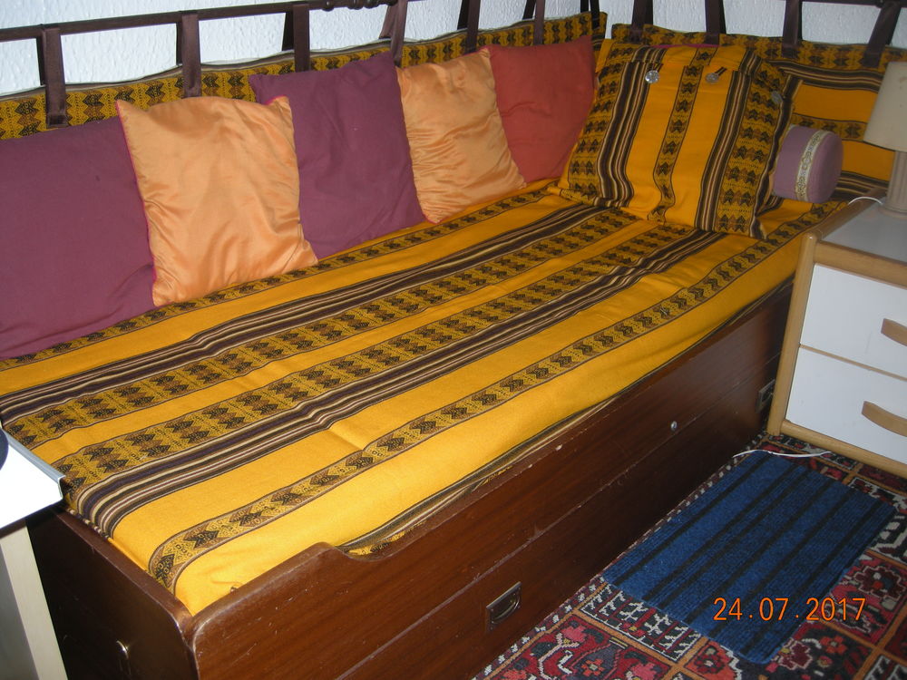 Lits gigogne bois couleur acajou Meubles