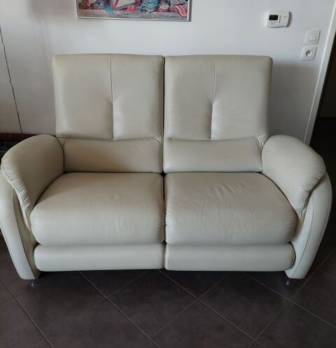 Canap cuir deux places relax 600 Chtenay-Malabry (92)
