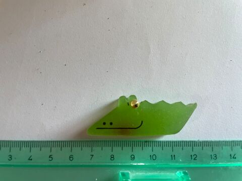 Gomma gomme eraser collection crocodrille vert 4 Bures-sur-Yvette (91)