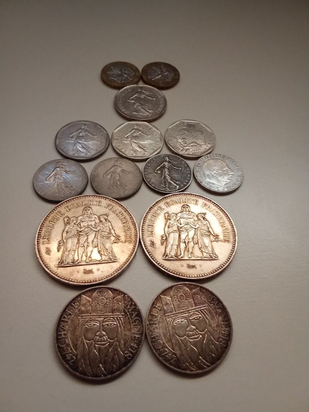 Pi&egrave;ces monnaie divers 