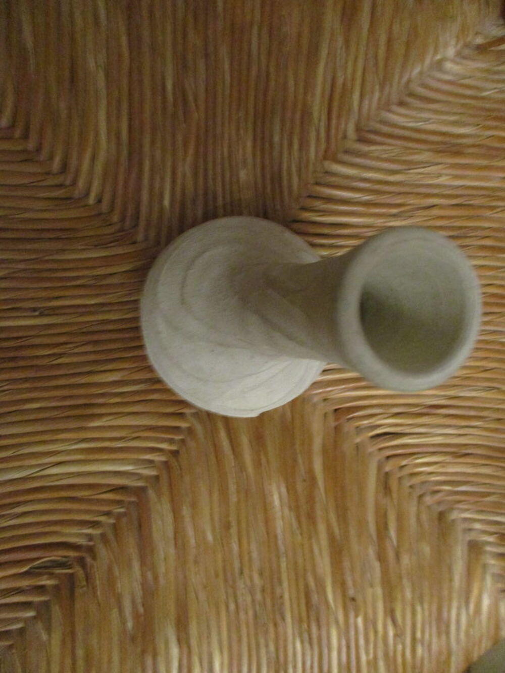 petit vase haut en gr&egrave;s vintage plus de 44 ans Décoration
