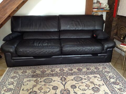 canap en cuir 3places 70 Les Ulis (91)