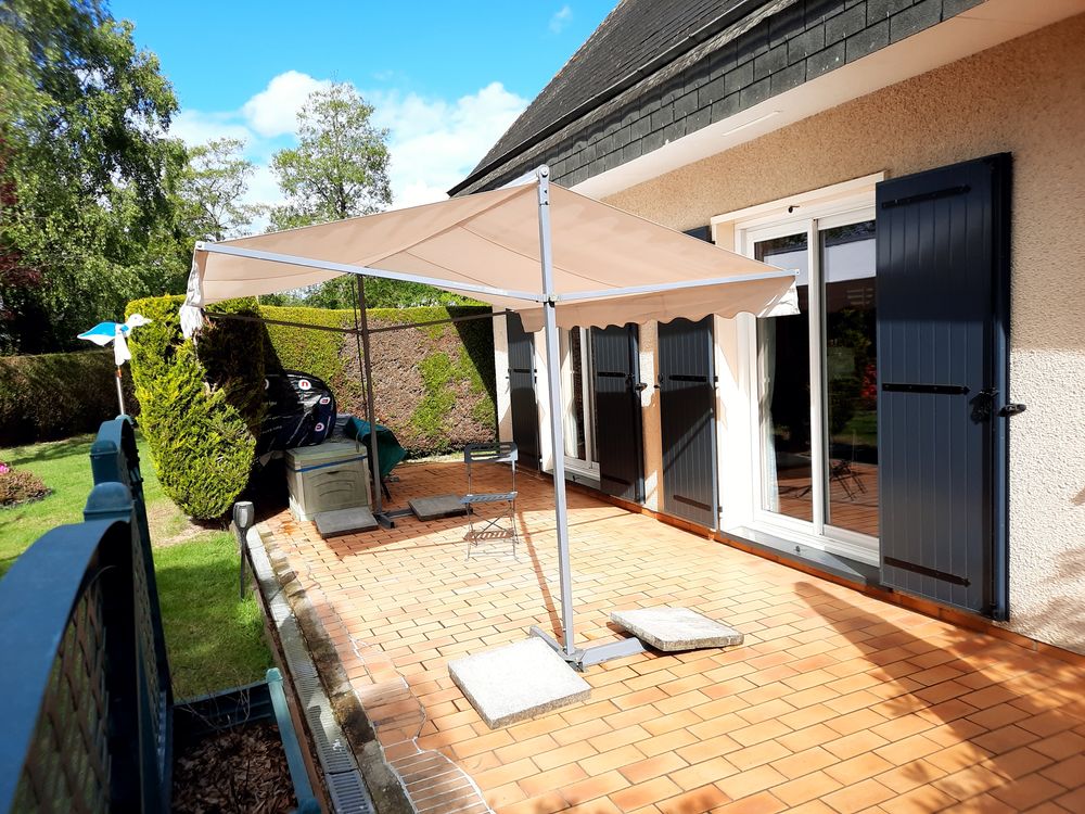 Store soleil . double cot&eacute;. pliable. Aluminium Jardin