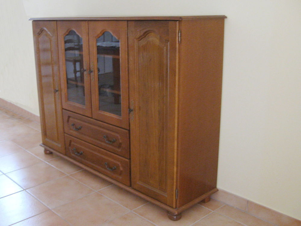 Buffet Ch&ecirc;ne Massif 4 Portes 2 Tiroirs Meubles