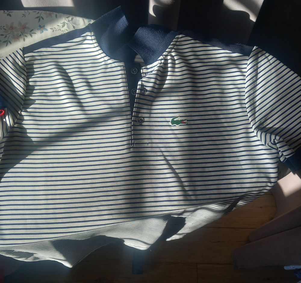 POLO IMMITATION LACOSTE ray&eacute; Vêtements