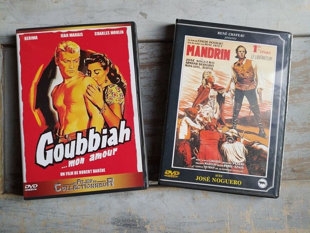 2 DVD Vieux Films / Goubbiah Mon Amour / Mandrin DVD et blu-ray