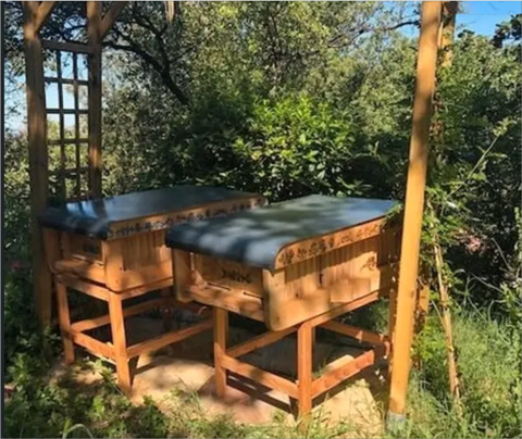 Belle ruche extensible avec pied- Décor personnalisé 350 83400 Hyres