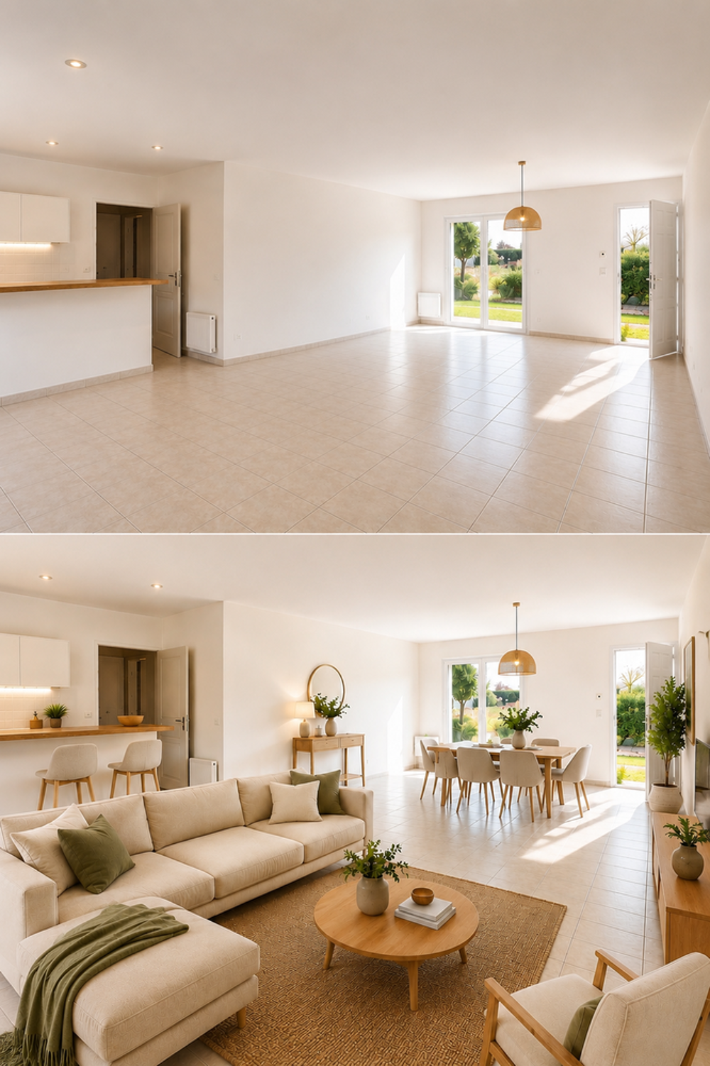 Vente Maison Maison de 100M2, 4 pièces, jardin clos sud/ouest Pouillé-les-côteaux