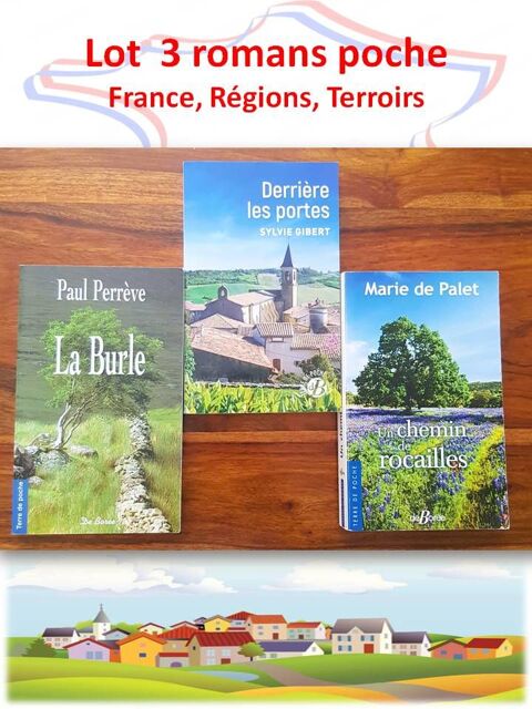 France, Régions, Terroirs - Lot 3 romans Terre De Poche Bondoufle (91)